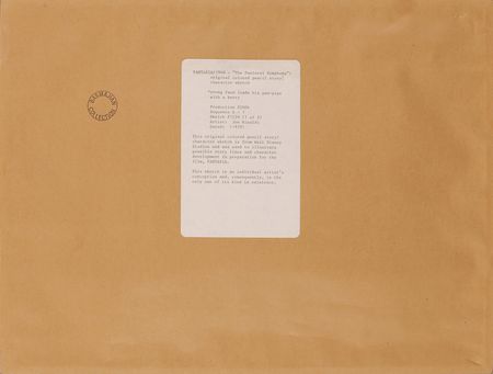 Lot #620 Disney: Fantasia: Salvaged from the ?morgue,? a beautifully preserved piece from Fantasia, one of Disney?s earliest masterpieces - Image 2