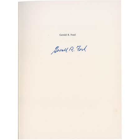 Lot #37 Gerald Ford Book - Image 1