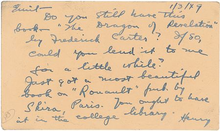 Lot #548 Henry Miller - Image 1