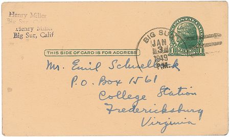 Lot #548 Henry Miller - Image 2