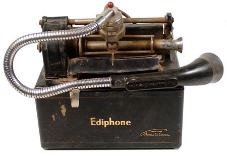 Lot #190 Thomas Edison: Edison pushes his ?Ediphone,? signing off with the finest, boldest ?umbrella? signature we?ve seen - Image 3