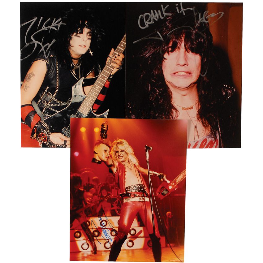 Motley Crue Signed Photographs | RR Auction
