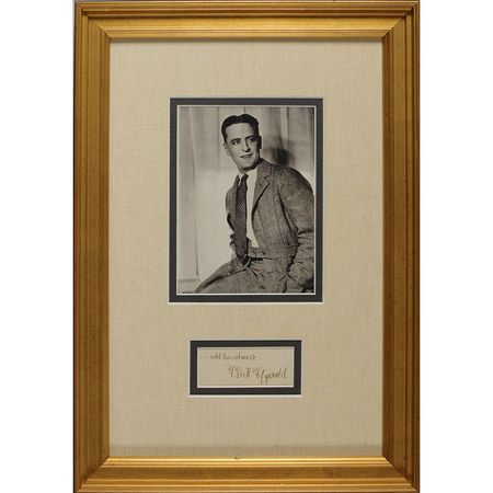 Lot #591 F. Scott Fitzgerald: One of the 20th century’s greatest writers - Image 1