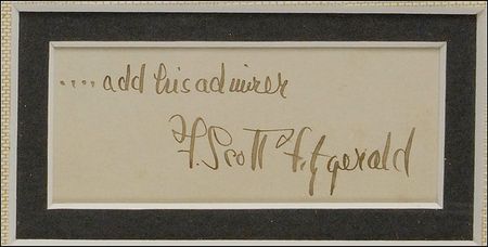 Lot #591 F. Scott Fitzgerald: One of the 20th century’s greatest writers - Image 2