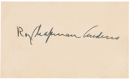 Lot #199 Roy Chapman Andrews Signatures - Image 1