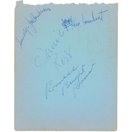 Lot #997 Dave Lambert, Jon Hendricks, and Annie Ross Signature - Image 1
