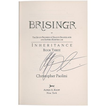 Lot #647 Christopher Paolini Books - Image 3
