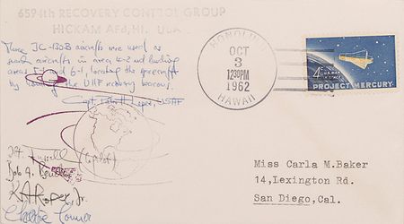 Lot #533 Wally Schirra Signed Photographs - Image 2