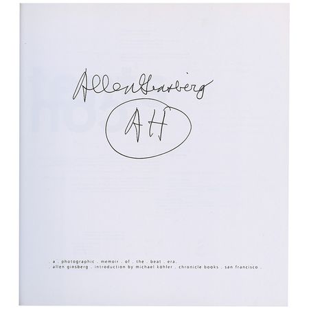 Lot #596 Allen Ginsberg Book - Image 1