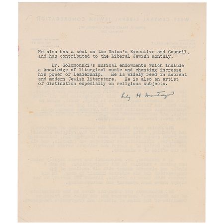 Lot #332 Lily Montagu - Image 2
