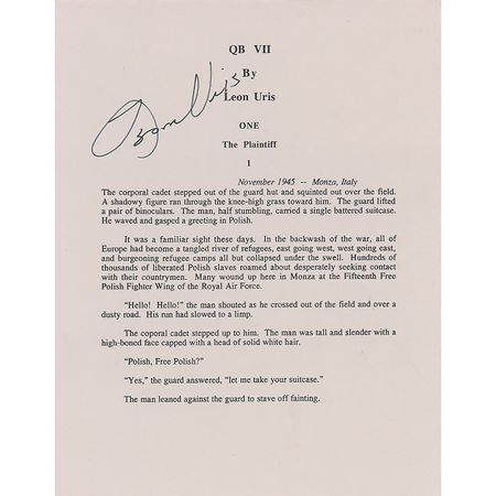 Lot #688 Leon Uris - Image 1