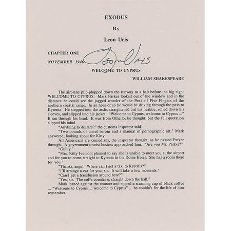 Lot #688 Leon Uris - Image 2
