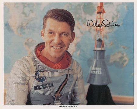 Lot #534 Wally Schirra Signed Photographs - Image 2