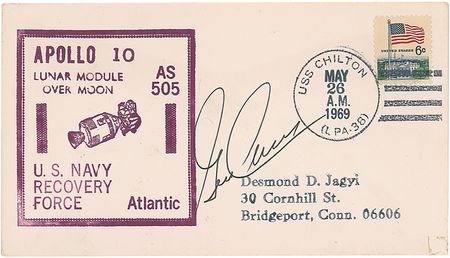 Lot #494 Gene Cernan Commemorative Covers - Image 1