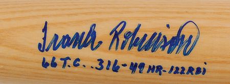 Lot #1590 Frank Robinson Baseball Bat - Image 2