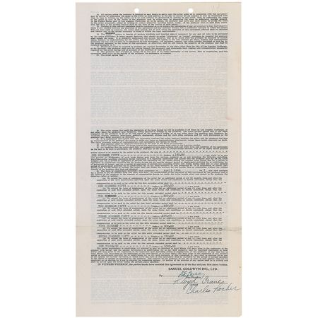 Lot #1075 Jon Hall Signed Document - Image 1