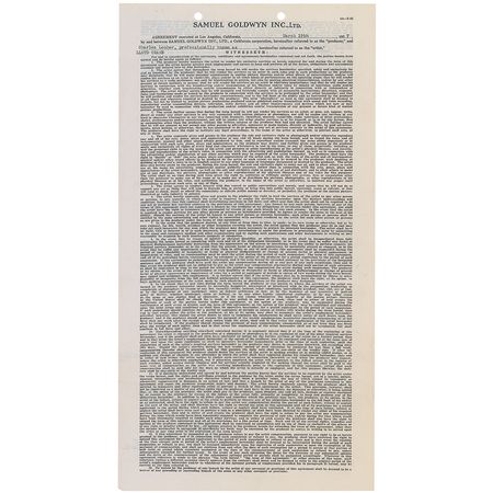 Lot #1075 Jon Hall Signed Document - Image 2