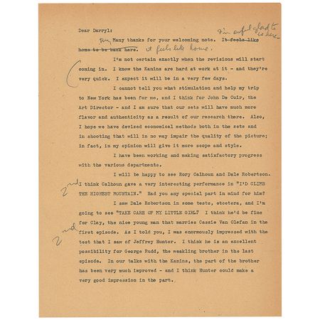 Lot #1053 George Cukor - Image 1