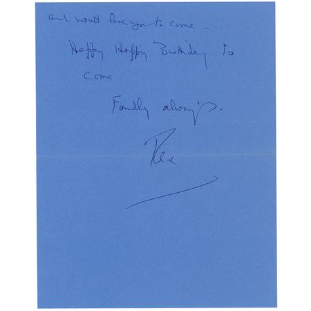Lot #1077 Rex Harrison Handwritten Letter Signed - Image 2