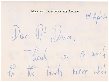 Lot #1062 Margot Fonteyn - Image 1