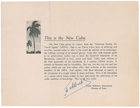 Lot #219 Fidel Castro Booklet - Image 1