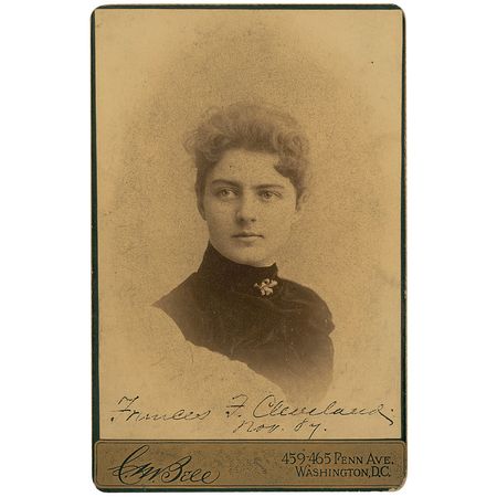 Lot #19 Frances Cleveland Signed Photograph