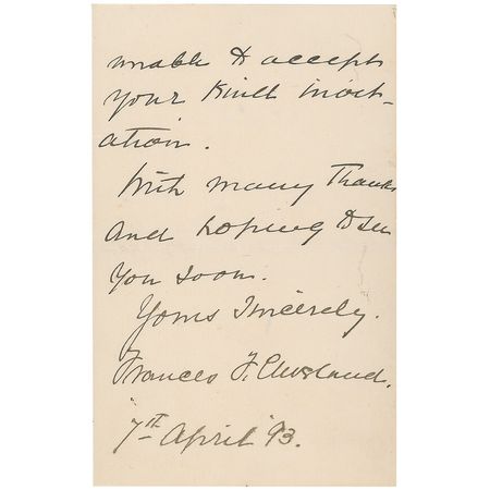 Lot #20 Frances Cleveland - Image 3