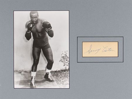 Lot #1442 Sonny Liston Signature - Image 1