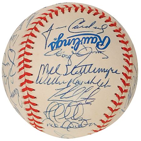 Lot #1574 NY Yankees Baseball - Image 1