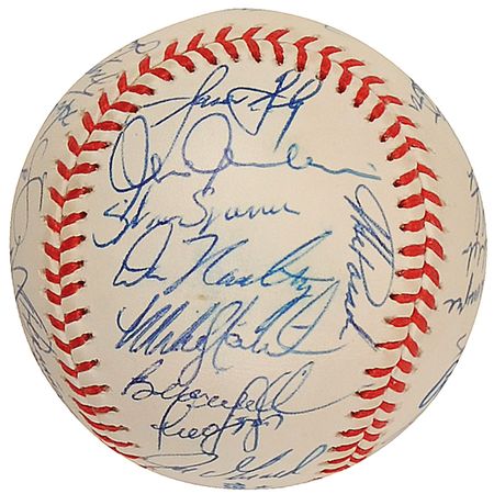 Lot #1574 NY Yankees Baseball - Image 2