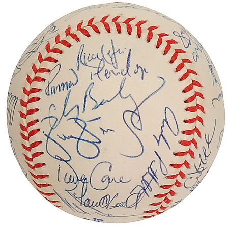 Lot #1574 NY Yankees Baseball - Image 4