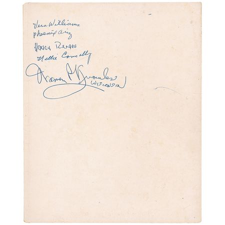 Lot #136 Ronald and Nancy Reagan Program - Image 1