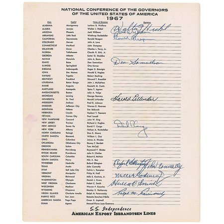 Lot #136 Ronald and Nancy Reagan Program - Image 2