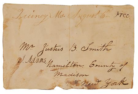 Lot #2 John Adams Free Frank