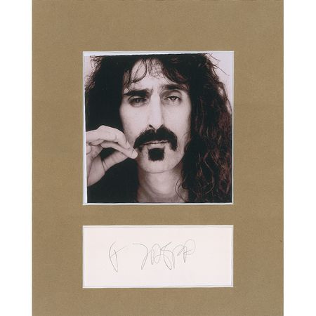 Lot #1036 Frank Zappa Signature - Image 1