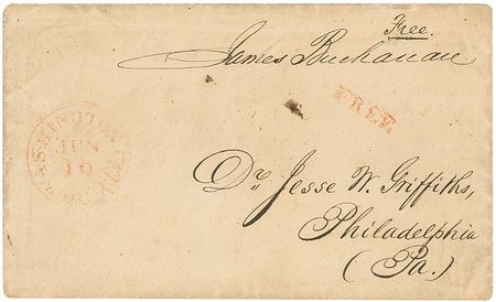 Lot #7 James Buchanan Free Frank
