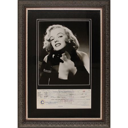 Lot #1130 Marilyn Monroe Check - Image 1