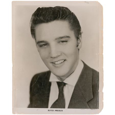 Lot #804 Elvis Presley: Presley photo from his only appearance in Big Spring, Texas - Image 1