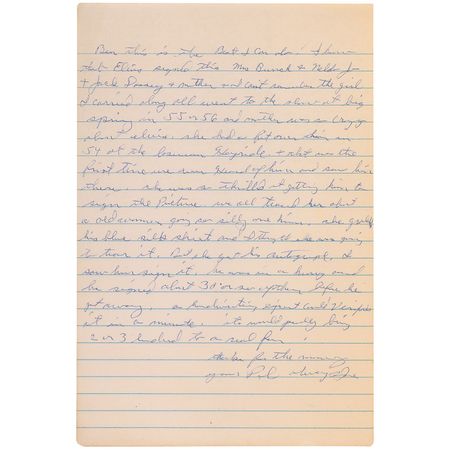 Lot #804 Elvis Presley: Presley photo from his only appearance in Big Spring, Texas - Image 3