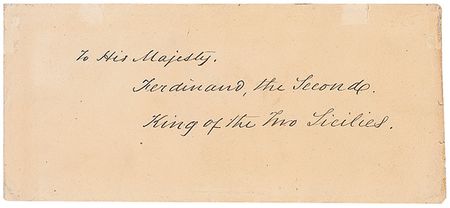 Lot #186 Martin Van Buren: Van Buren sends a congratulatory state letter on the nuptials of King Ferdinand?s brother - Image 2