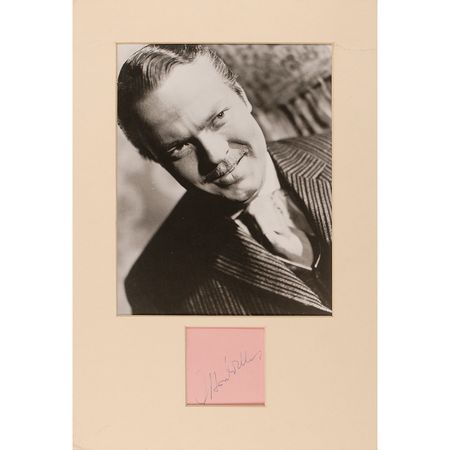 Lot #1415 Orson Welles Signature - Image 1