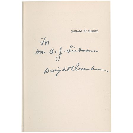 Lot #40 Dwight D. Eisenhower Book - Image 1