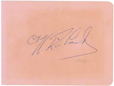 Lot #1013 Cliff Richard and the Shadows Signatures - Image 1
