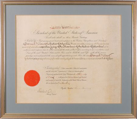 Lot #23 Grover Cleveland: Cleveland appoints a