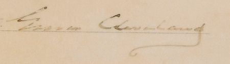 Lot #23 Grover Cleveland: Cleveland appoints a Judge of the Police Court - Image 2