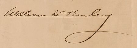 Lot #106 William McKinley Signed Document - Image 2
