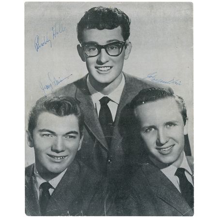 Lot #797 Buddy Holly and the Crickets: Holly and the Crickets storm through England in 1958 - Image 1