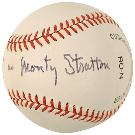Lot #1406 James Stewart Baseball - Image 2