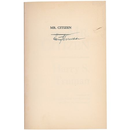 Lot #174 Harry S. Truman Book - Image 1