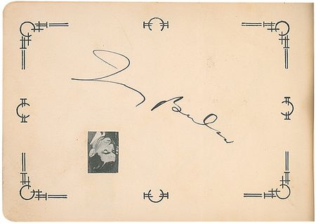 Lot #1039 Autograph Album: Vintage 1930s album with Berlin, Fields, Ripley, and Baer - Image 2